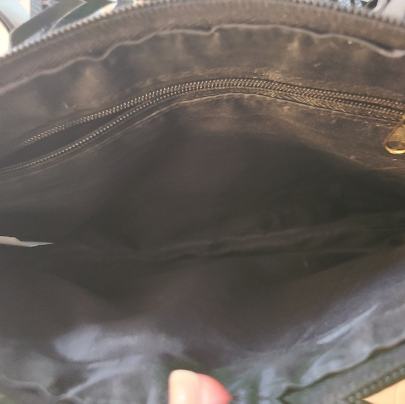 Black Fringed Cross Body Unbranded Gold Chain - Picture 6 of 6